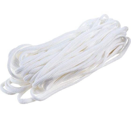 Изображение товара Хозяйственный полиэфирный шнур, длина 25м, диаметр 5мм СИБИН 50265