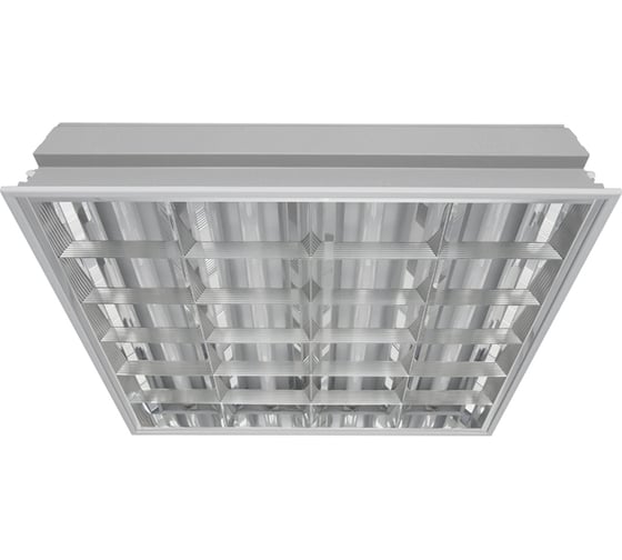 Изображение товара Корпус светильника ЛВО CSVT 4хLED T8 615х595х80 opal-sand IP20 белый G13 без лампы ЦБ-00010352