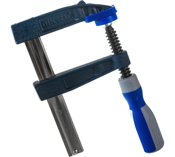 Изображение товара F-образная струбцина 80х100мм КОБАЛЬТ 244-537