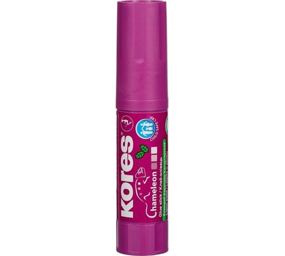 Изображение товара Клей-карандаш Kores Chameleon 8 г, цветной, исчезающий цвет 318456