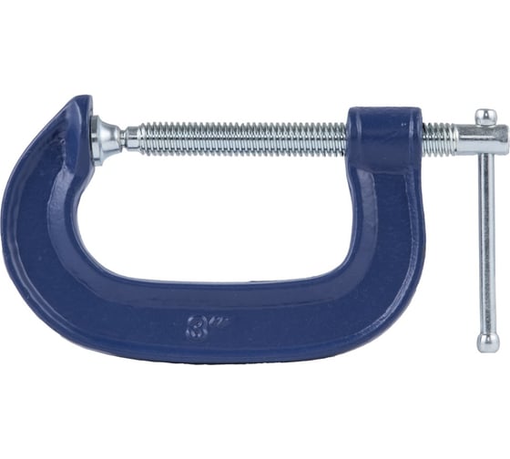 Изображение товара G-образная струбцина 75мм КОБАЛЬТ 244-438