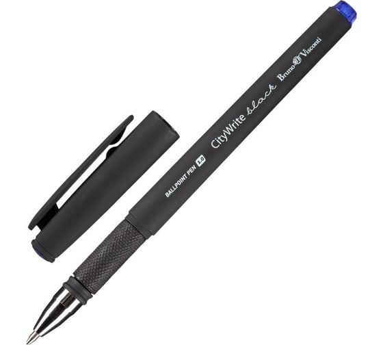 Изображение товара Шариковая ручка Bruno Visconti CityWrite Black синяя, 1.0 мм 20-0015 572168