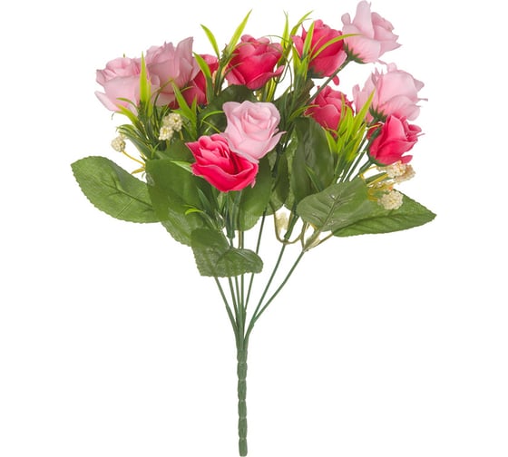 Изображение товара Роза в букете Вещицы 270 мм, розовый E4-238R