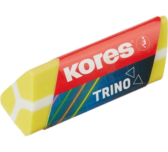 Изображение товара Ластик Kores ПВХ, треугольный, 64x20x16 мм 1024556