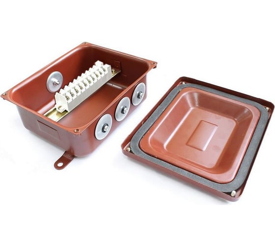 Изображение товара Коробка ГОФРОМАТИК Кс-10 с заглушками ( 4шт. металлические заглушки) zeta30327