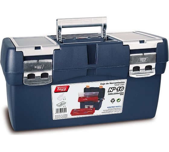 Изображение товара Ящик для инструментов с лотком + органайзер 50х25.8х25.5см №16 Tayg TAY-116001