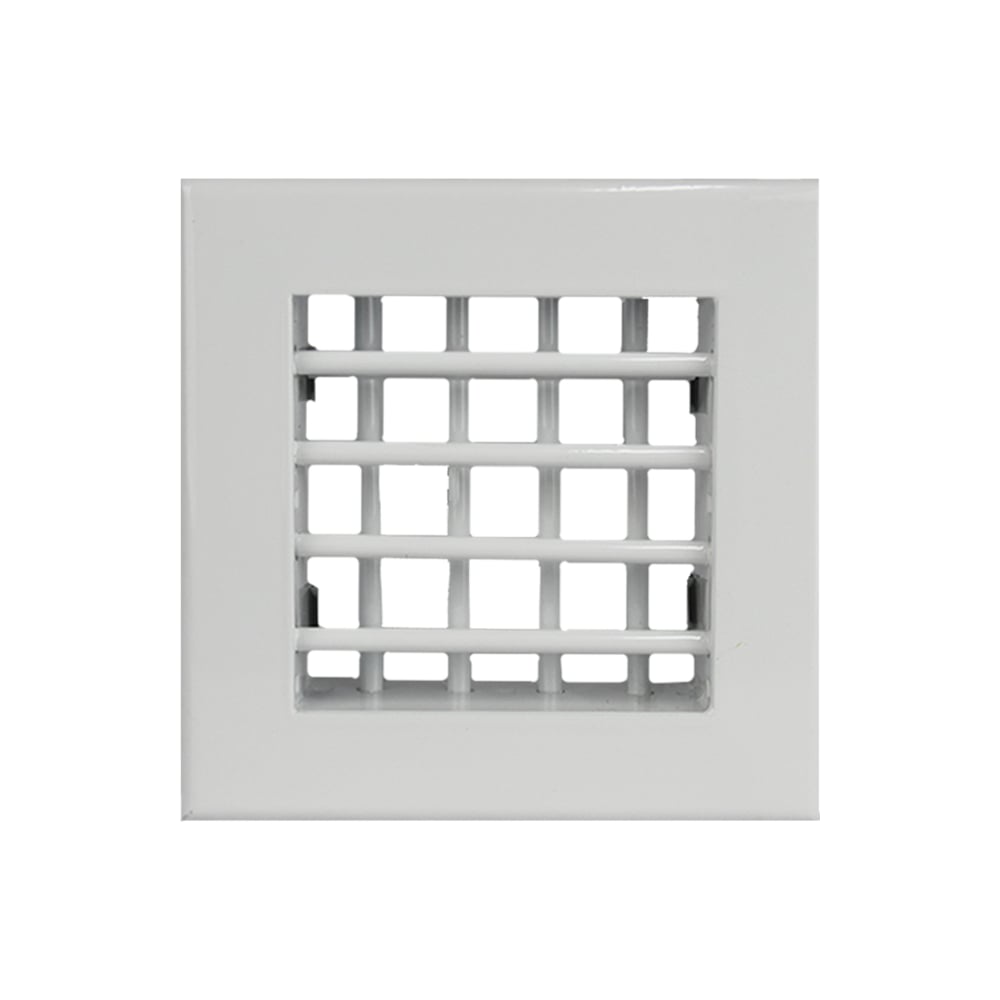 Двухрядная алюминиевая решетка NOIZZLESS