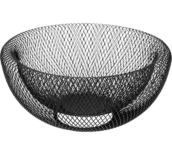 Изображение товара Корзина для фруктов lemax круглая, черный матовый LB-9