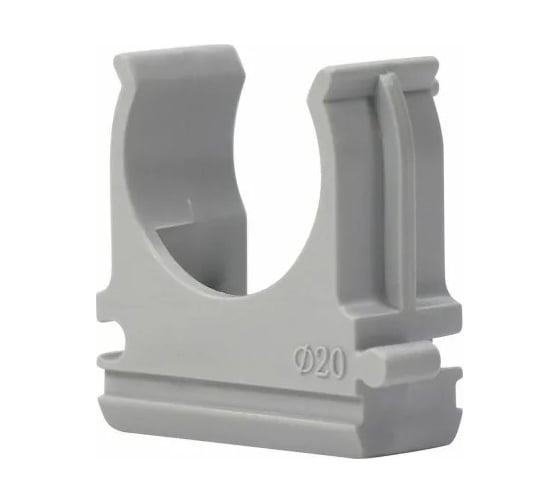 Изображение товара Держатель с защелкой для труб Greenel D20 мм, под монтажный пистолет, 100 шт. GE50147