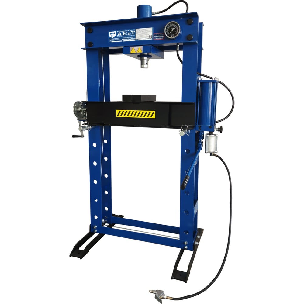 Изображение товара Профессиональный пресс AE&T T61250A 50 тонн с ручным и пневмоприводом