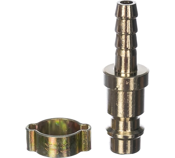 Изображение товара Соединение разъемное (рапид папа — елочка 6 мм, с обжимным кольцом 6х11 мм) FUBAG 180160