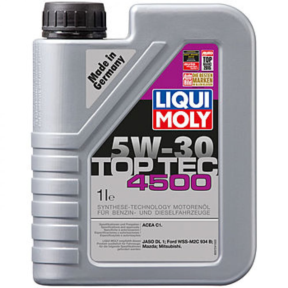 HC-синтетическое моторное масло LIQUI MOLY 5W30 2317 Top Tec 4500 5W-30 C1 - фото 1