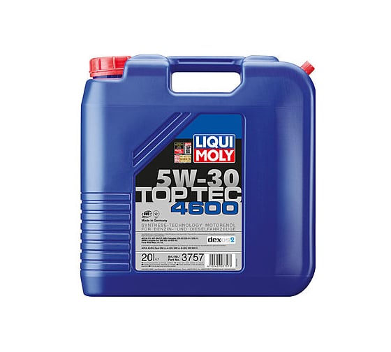 Изображение товара НС-синтетическое моторное масло LIQUI MOLY Top Tec 4600 5W-30 CF/SN C3 20л 3757