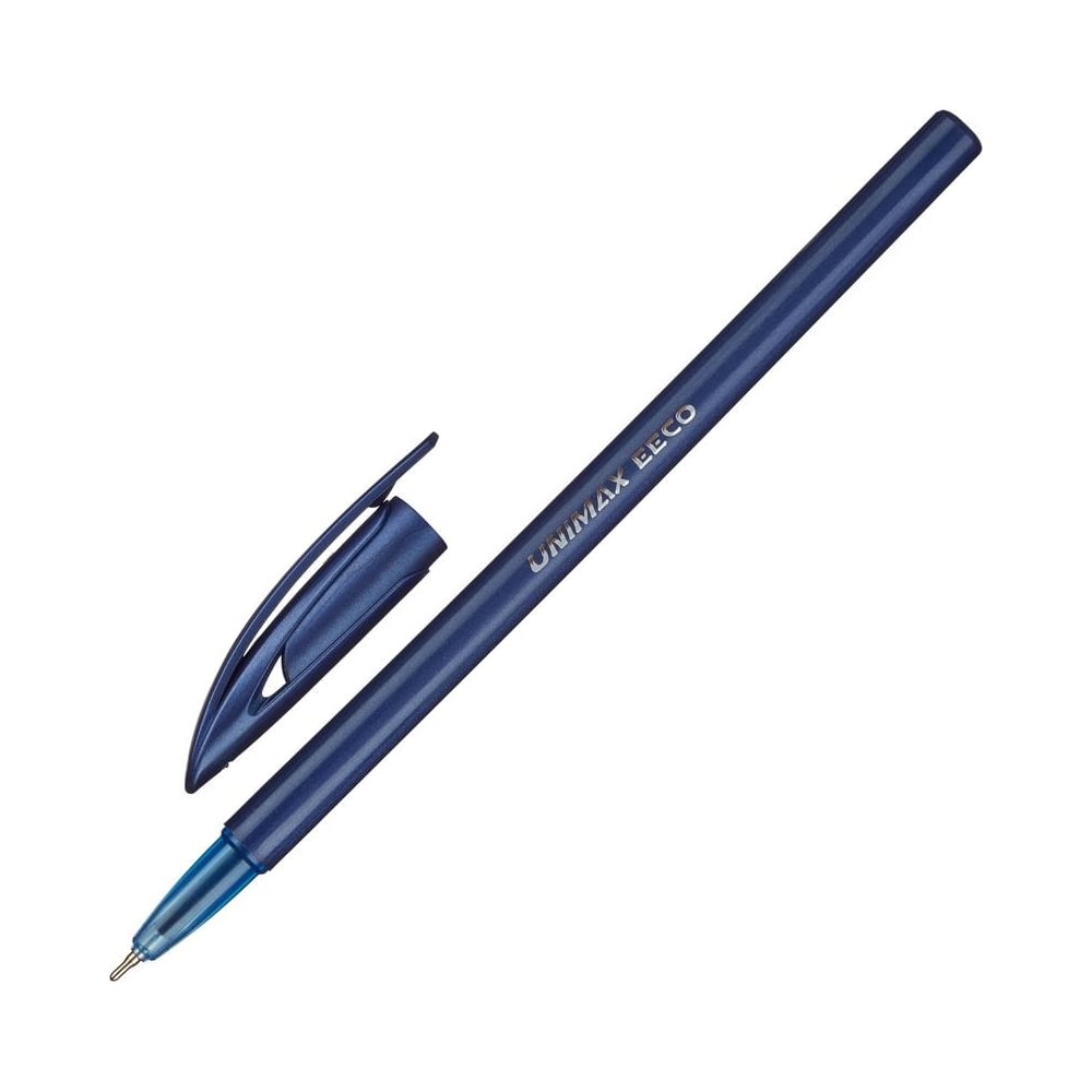 Шариковая одноразовая ручка Unimax шарик для кошек игольчатый мягкий 3 5 см синий