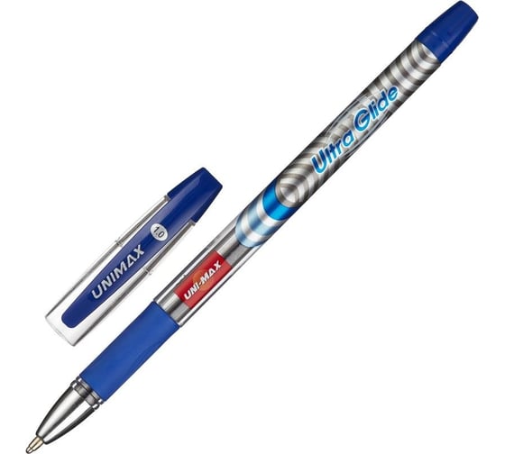 Изображение товара Шариковая ручка Unimax Ultra Glide синяя, 0.8 мм 721879