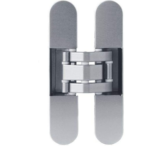 Изображение товара Скрытая петля OTLAV 3D, универсальная, с4 накладками, 120x23 мм, 60 кг, ЦАМ OTL0313.01/MP