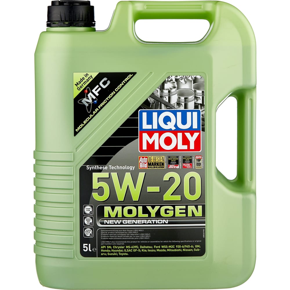 HC-синтетическое моторное масло LIQUI MOLY синтетическое трансмиссионное масло для акпп liqui moly