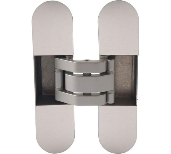 Изображение товара Скрытая петля OTLAV 3D, универсальная, с4 накладками, 120x30 мм, 60 кг, ЦАМ OTL1351.01/MP