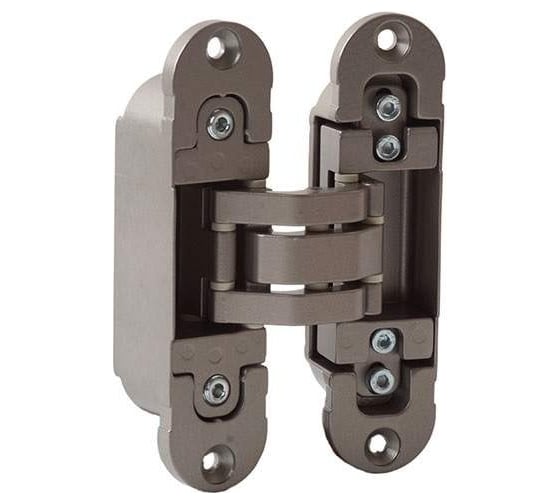 Изображение товара Скрытая петля OTLAV 3D, универсальная, с4 накладками, 120x30 мм, 60 кг, ЦАМ OTL0294.16/MP