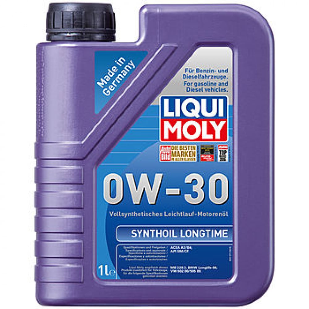Синтетическое моторное масло LIQUI MOLY стабилизатор вязкости liqui moly