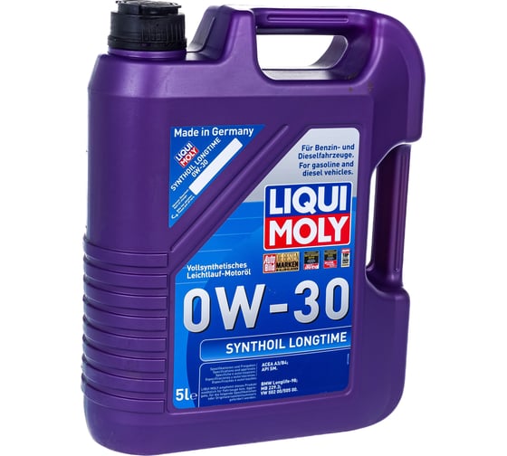 Изображение товара Синтетическое моторное масло LIQUI MOLY Synthoil Longtime 0W-30 5л 8977