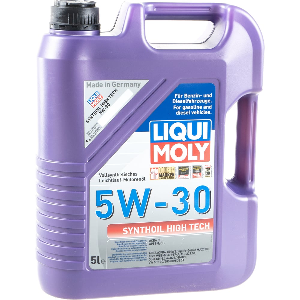 Синтетическое моторное масло LIQUI MOLY масло моторное liqui moly lkw leichtl basic 10w 40 20 л