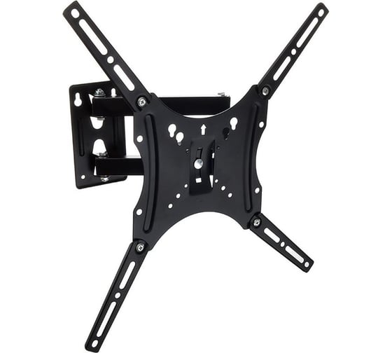 Изображение товара Кронштейн для ТВ LEBEN наклонно-поворотный, 14"-55", до 45 кг, 50x50 до 400x400 мм, металл 469-205