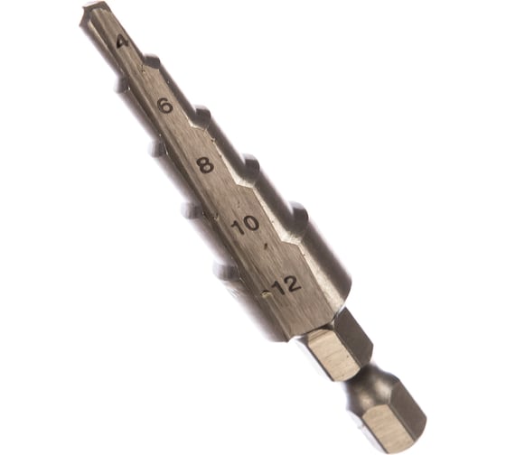 Изображение товара Сверло ступенчатое по металлу (4-12 мм; 5 ступеней; 65 мм) STAYER 29660-4-12-5