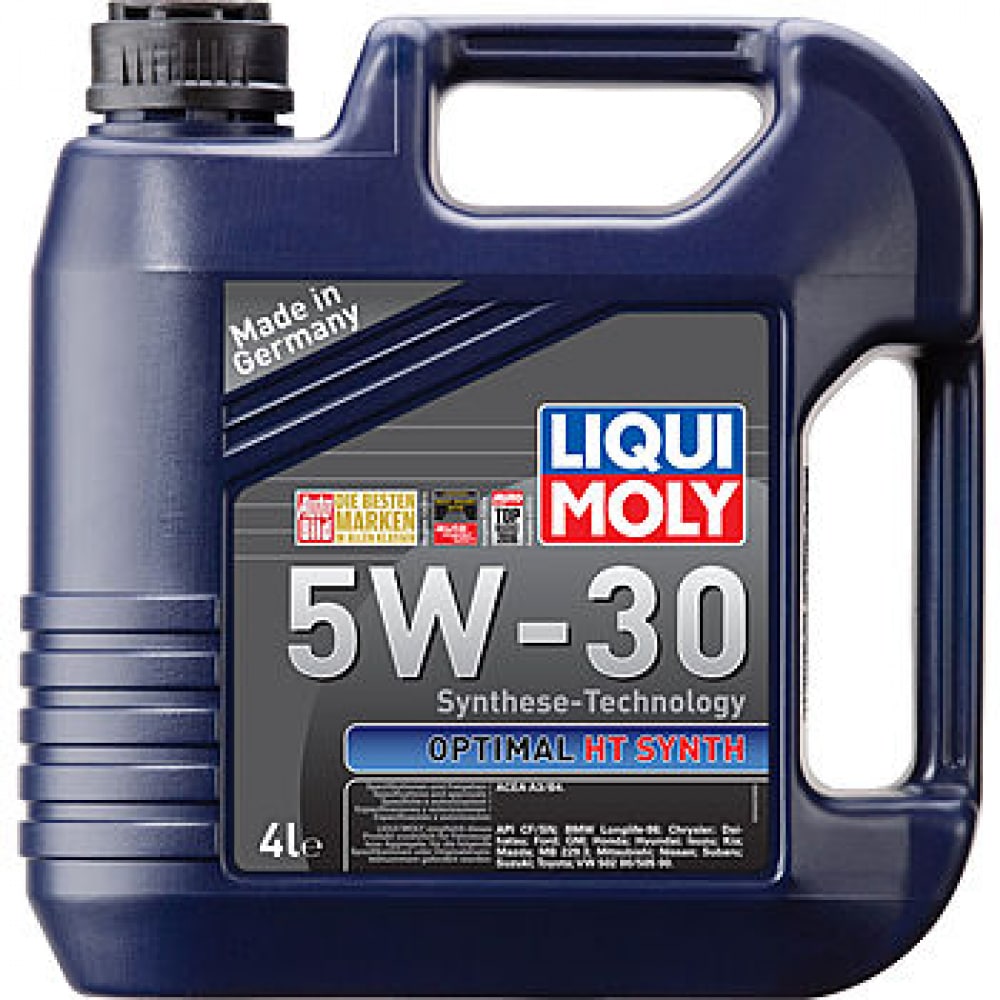 фото Нс-синтетическое моторное масло liqui moly optimal ht synth 5w-30 a3/b4 4л 39001