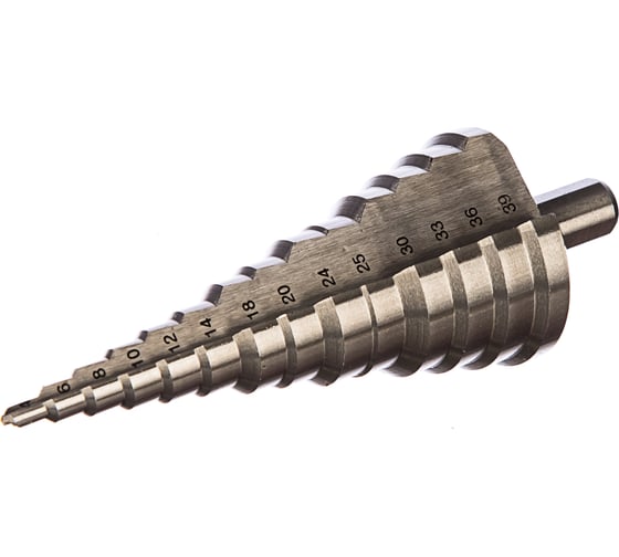 Изображение товара Сверло ступенчатое по металлу (4-39 мм; 14 ступеней; 113 мм) STAYER 29660-4-39-14