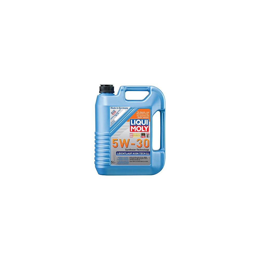 фото Нс-синтетическое моторное масло liqui moly leichtlauf high tech ll 5w-30 5л 39007