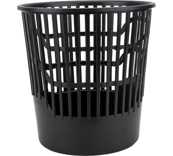Изображение товара Корзина для мусора Осколпласт 12 л. Черная 1210-02