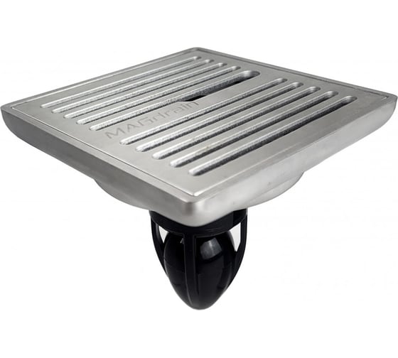 Изображение товара Сантехнический трап MAGdrain (100х100, магнитный клапан, нерж., матовый) PFC 35 Q50-B