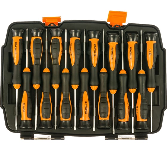 Изображение товара Набор прецизионных отверток TRUPER 15 шт JOY-15L 14157