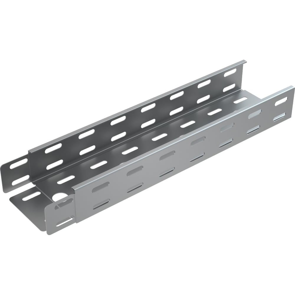 Изображение товара Перфорированный лоток системы КМ 50x100x0,55 LB2000 мм для монтажа кабельных трасс