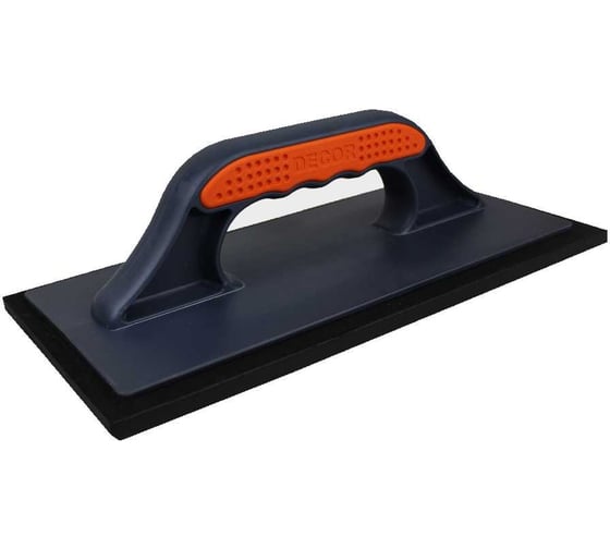 Изображение товара Терка для финишных работ DECOR 280x140 мм, черная резина 11608848