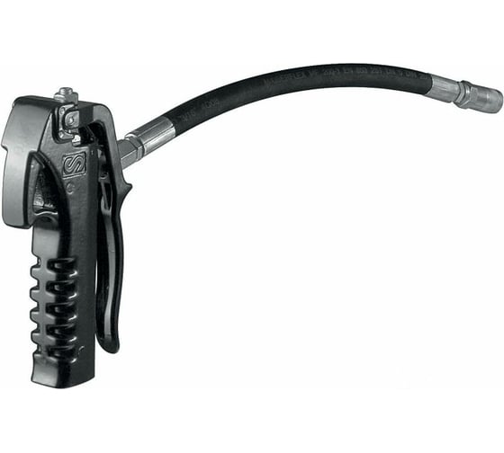 Изображение товара Пистолет для раздачи консистентной смазки SAMOA с Z-образным шарниром и резиновым шлангом 413082