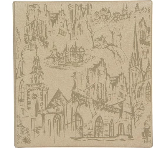 Изображение товара Настольная визитница Комус на 320 визиток, ПВХ, бежевый 2115-115 329708