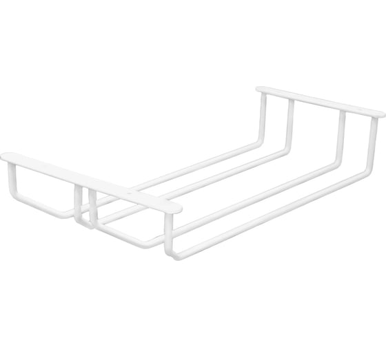 Изображение товара Держатель бокалов lemax 2-х рядный, белый матовый MX-056 WT