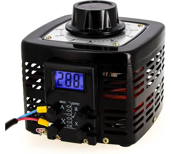 Изображение товара Лабораторный автотрансформатор SUNTEK 1000ВА диапазон 0-300 Вольт SK2.1_LTR1000