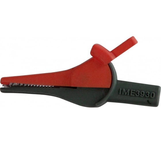 Изображение товара Изолированный зажим типа "крокодил" Радио-Сервис, прямой, красный 127996