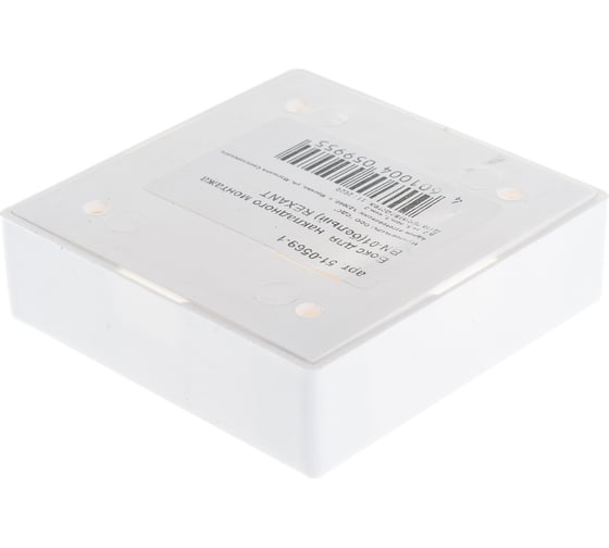 Изображение товара Бокс для накладного монтажа электроустановочных изделий, белый REXANT BN-01 51-0569-1