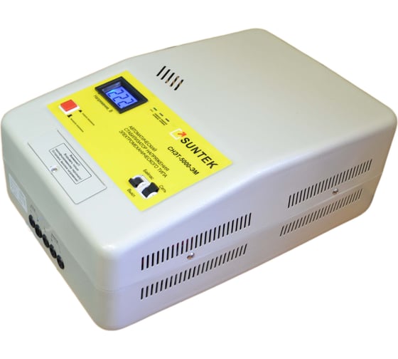 Изображение товара Стабилизатор напряжения SUNTEK ЭМ 5000 ВА SK.1.3 ELM5000