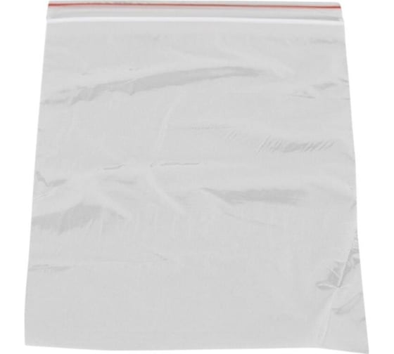 Изображение товара Пакет с замком ООО Комус zip lock 15x20 см, 35 мкм, 100 штук в упаковке 271802