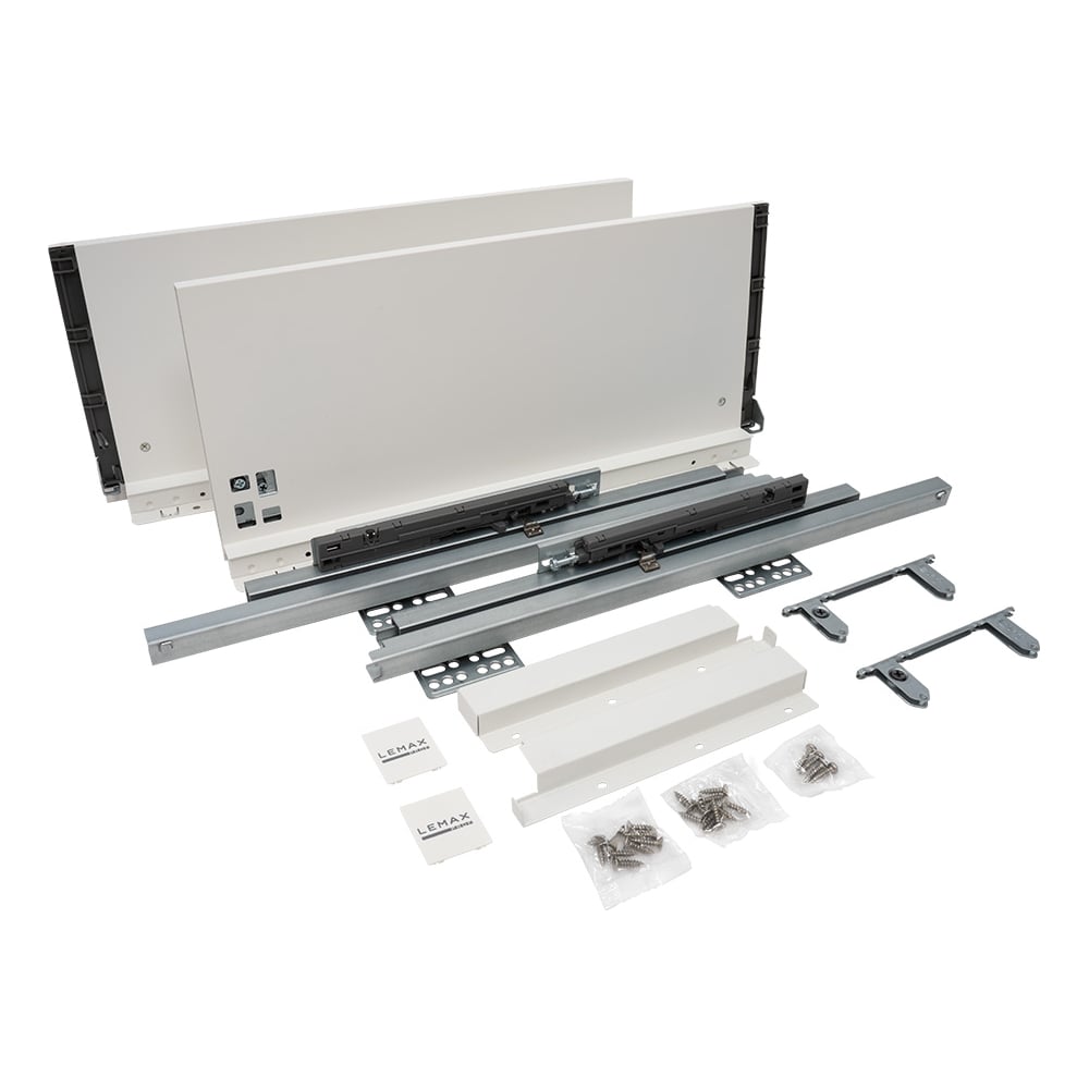 Изображение товара Комплект системы выдвижения Lemax PROF LB199-450-PO-WT-S белый