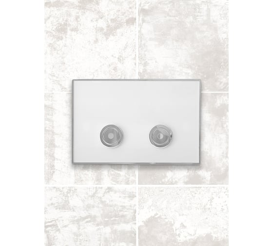 Изображение товара Инсталляция серия FA, белая кнопка flushmatic SM-FA-W