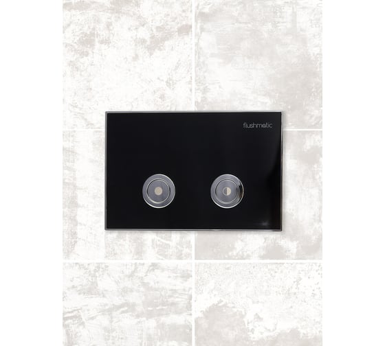 Изображение товара Инсталляция серия FA, черная кнопка flushmatic SM-FA-B