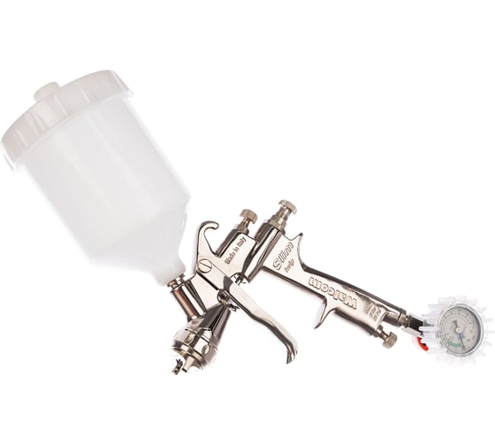 Изображение товара Краскораспылитель  WALMEC SLIM S HVLP 0,68 л, верхняя подача, сопло 1,7 для грунтов и красок, 1006017