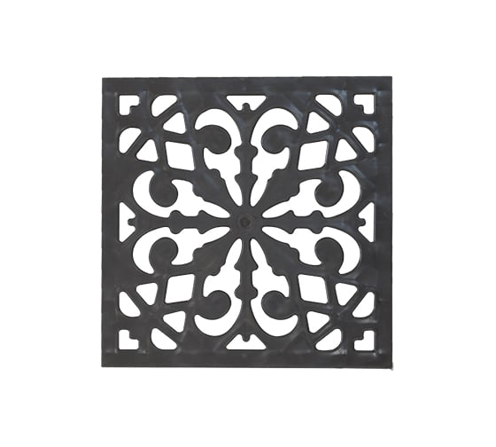 Изображение товара Декоративная решетка к дождеприемнику Ecoteck пластиковая, черный ДИ 02405000 27473