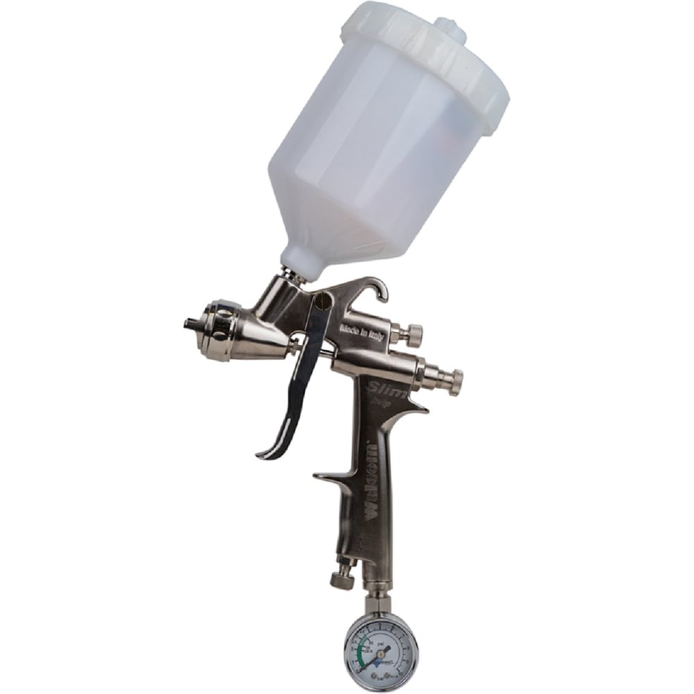Изображение товара Краскораспылитель WALMEC Walcom SLIM S HTE сопло 1.9, верхний бачок пластик 0.68 л 1006819